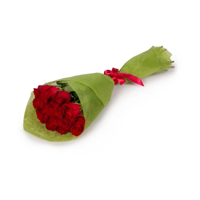 Букет из красных роз в фетре Астрахань Астраханская область