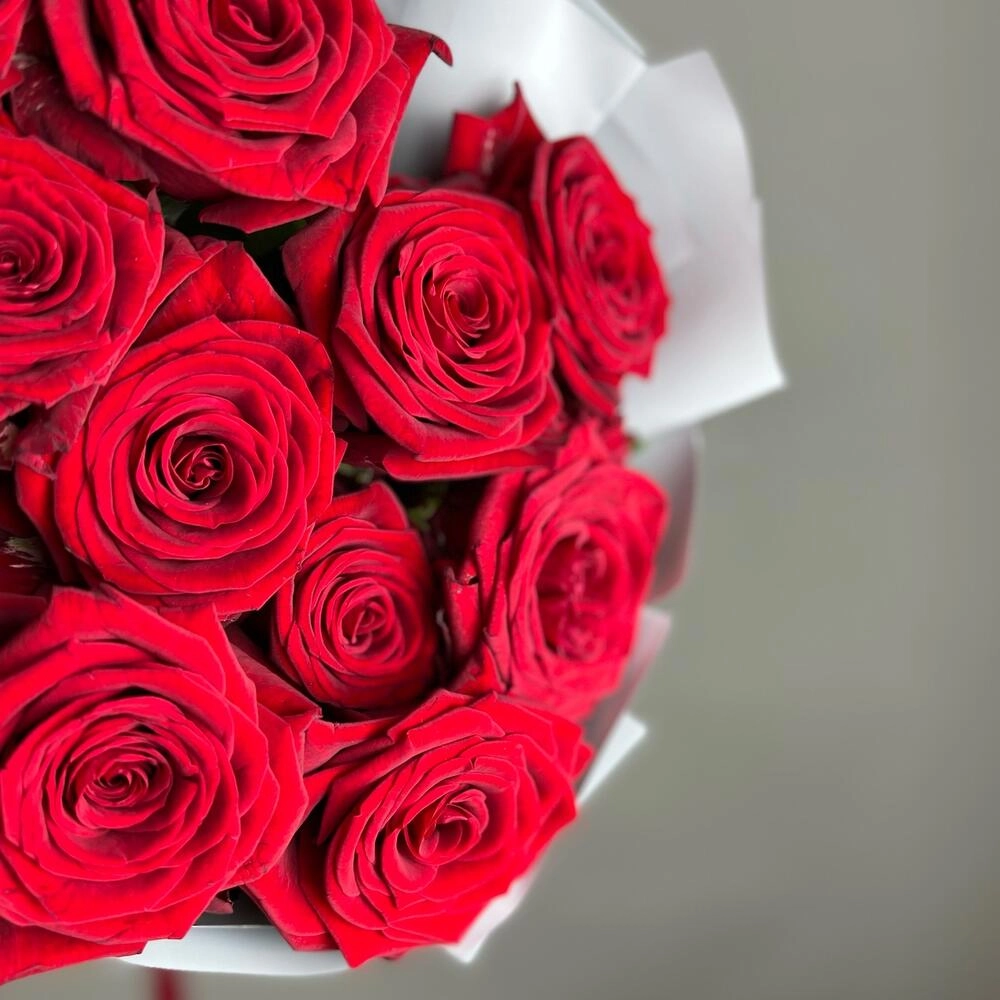 Букет «Красный бархат» – роскошь эквадорских роз Астрахань Астраханская область