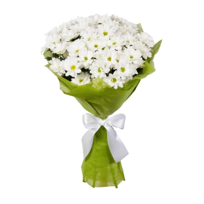 Пышный букет из хризантем – элегантность в каждом лепестке Астрахань Астраханская область